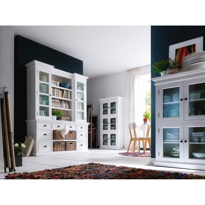NovaSolo Halifax 2 Level Pantry White CA609