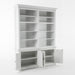 NovaSolo Halifax Double-Bay Hutch Unit White CA613