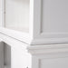 NovaSolo Halifax Triple-Bay Hutch Unit Bookcase Bookshelf White CA614