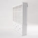 NovaSolo Halifax Triple-Bay Hutch Unit Bookcase Bookshelf White CA614