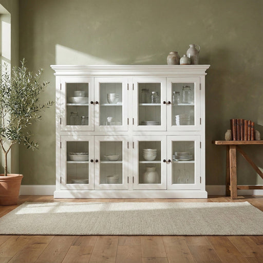 NovaSolo Halifax Pantry 8 Doors White CA615