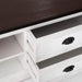 NovaSolo Halifax Accent Large Entertainment Center Two-tone CA631TWD