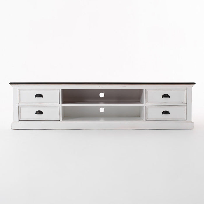 NovaSolo Halifax Accent Large Entertainment Center Two-tone CA631TWD
