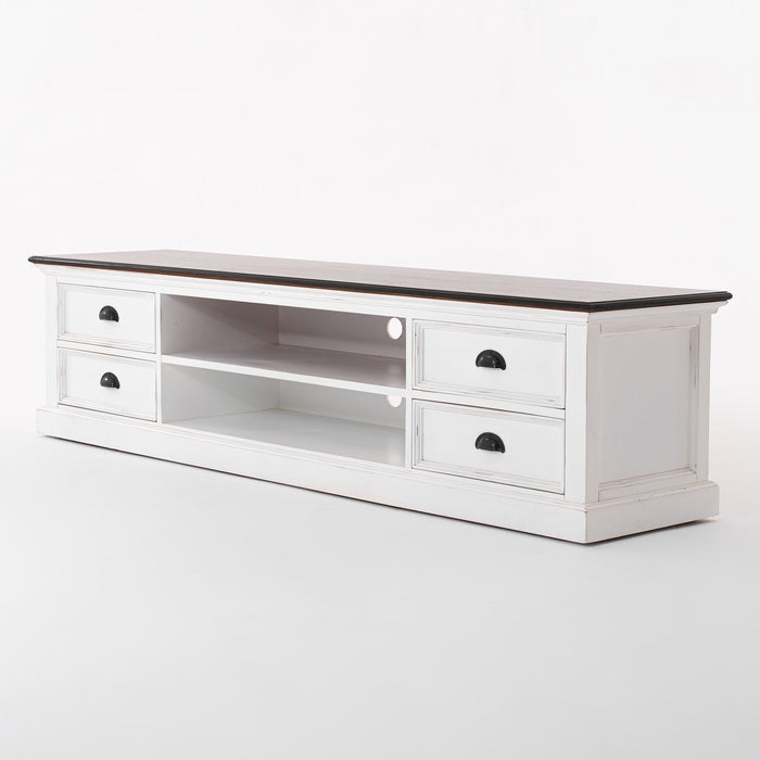 NovaSolo Halifax Accent Large Entertainment Center Two-tone CA631TWD