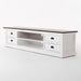 NovaSolo Halifax Accent Large Entertainment Center Two-tone CA631TWD