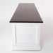 NovaSolo Halifax Accent Large Entertainment Center Two-tone CA631TWD