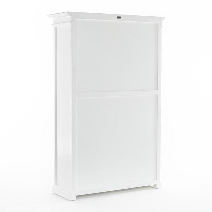 NovaSolo Halifax Bookcase with 5 Shelves in Classic White CA634