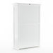 NovaSolo Halifax Bookcase with 5 Shelves in Classic White CA634