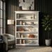 NovaSolo Halifax Bookcase with 5 Shelves in Classic White CA635