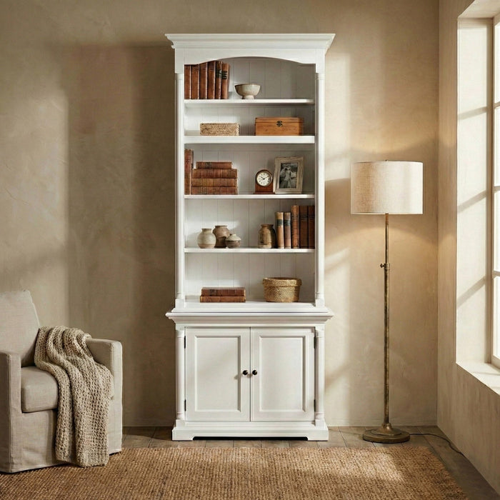 NovaSolo Provence Single-Bay Hutch Unit in Classic White CA638