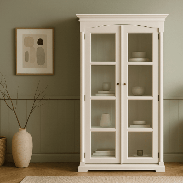 NovaSolo Provence Double Vitrine in Classic White CA640