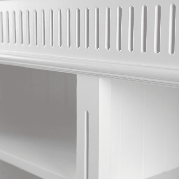NovaSolo Skansen Double-Bay Hutch Unit in Classic White CA643