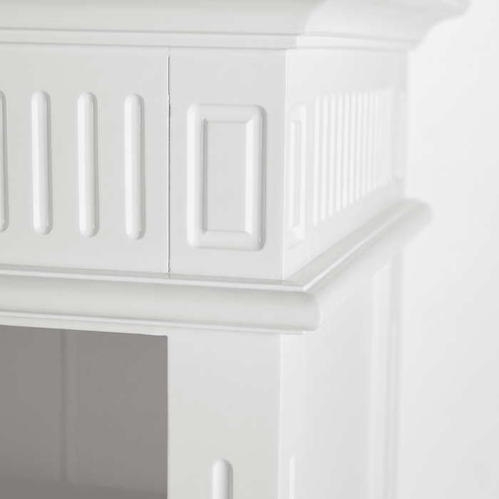 NovaSolo Skansen Triple-Bay Hutch Unit in Classic White CA644