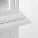 NovaSolo Skansen Triple-Bay Hutch Unit in Classic White CA644