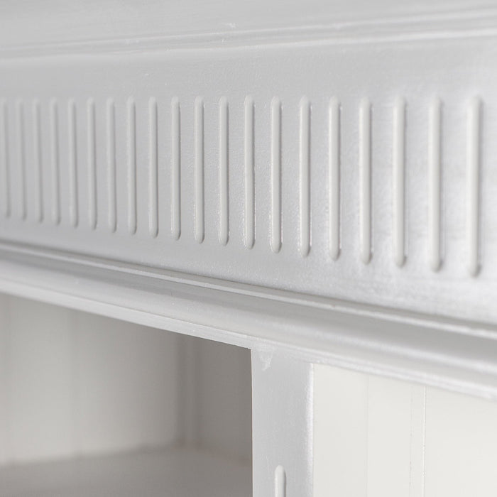 NovaSolo Skansen Triple-Bay Hutch Unit in Classic White CA644