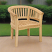 Anderson Teak Curve Armchair Extra Thick Wood CHD-032T