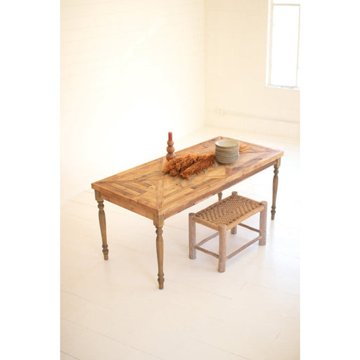 Kalalou Recycled Wood Dining Table