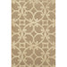 Pasargad Home Modern Collection Hand-Knotted Silk & Wool Area Rug- 2' 0" X 3' 0" CIRC-3 2X3