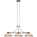 RAM Game Room Cosmopolitan – 56″ 3LT Billiard Light-Bronze COS-B56 BZ