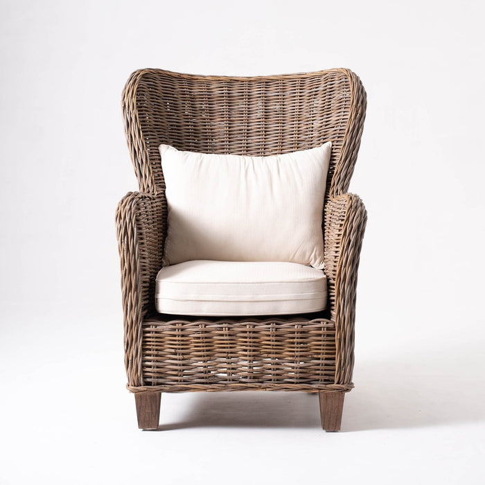 NovaSolo Wickerworks King Chair Natural Grey CR44