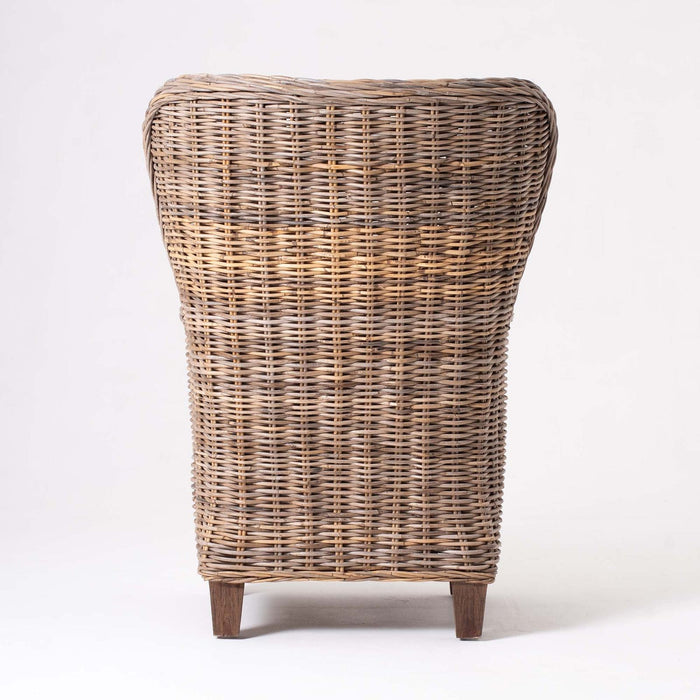 NovaSolo Wickerworks King Chair Natural Grey CR44