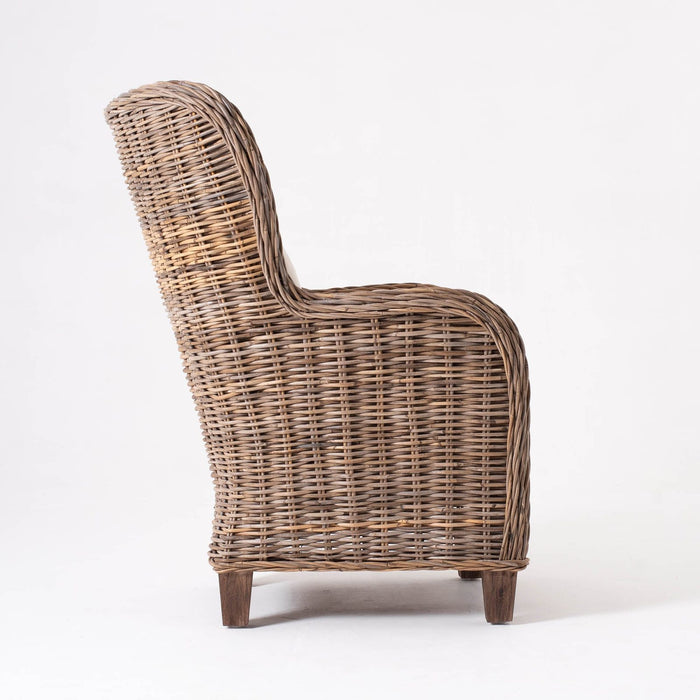 NovaSolo Wickerworks King Chair Natural Grey CR44