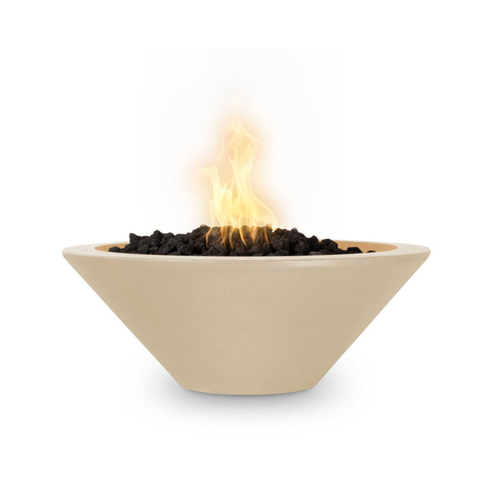 The Outdoor Plus 48" Cazo GFRC Fire Bowl Low Voltage Electronic Ignition | Liquid Propane