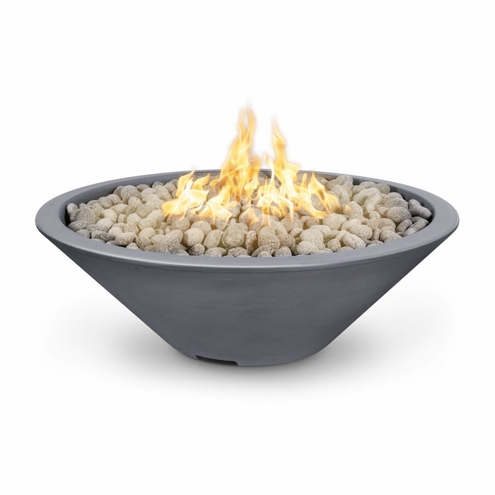 The Outdoor Plus Cazo 60" Fire Pit Narrow Ledge Powder Coated | Spark Ignition with Flame Sense