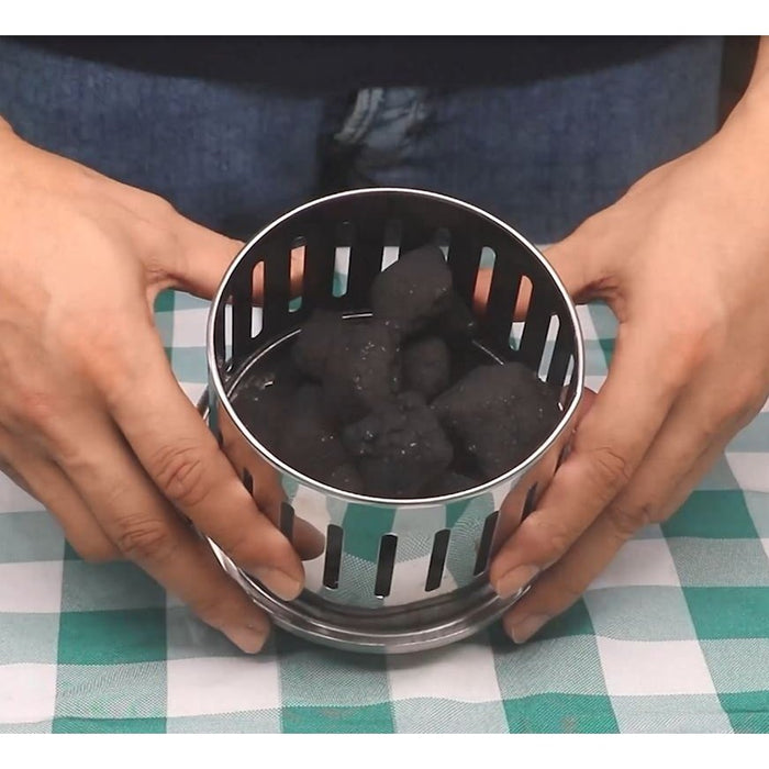 Vision Grills Game Day Portable Charcoal Grill with Hood