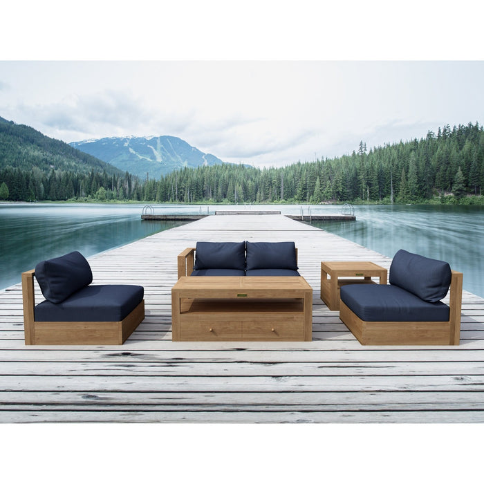 Anderson Teak Copacabana 5 pieces Modular Deep Seating Set Set-152