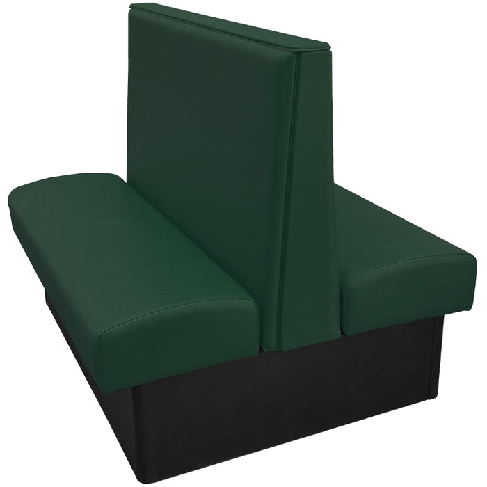 Oak Street Manufacturing Double 24" x 42" Cornell Vinyl/Upholstered Booth