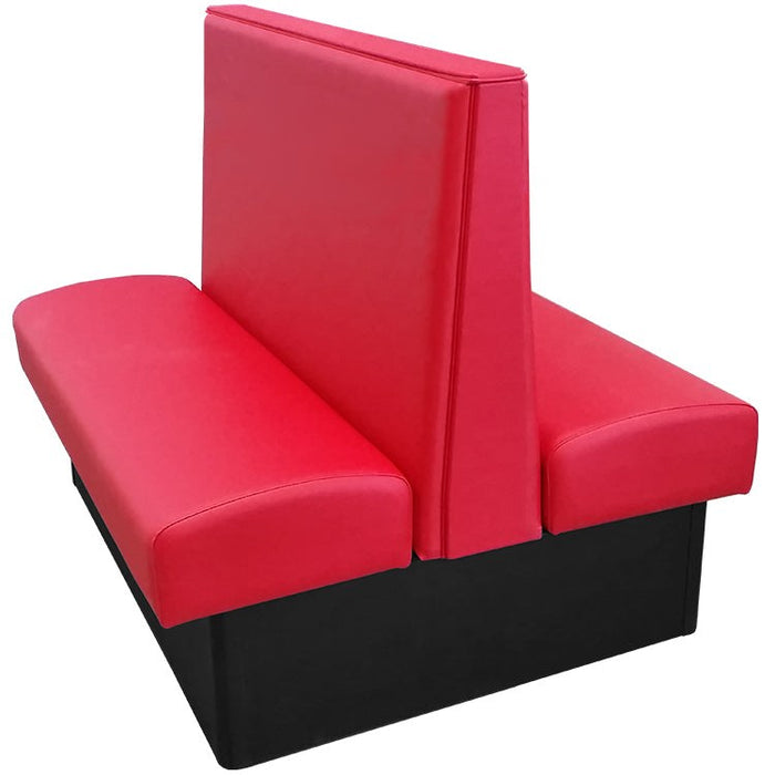 Oak Street Manufacturing Double 24" x 42" Cornell Vinyl/Upholstered Booth