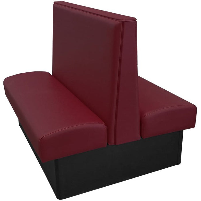 Oak Street Manufacturing Double 24" x 42" Cornell Vinyl/Upholstered Booth