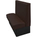 Oak Street Manufacturing Single 48" x 42" Cornell Vinyl/Upholstered Booth