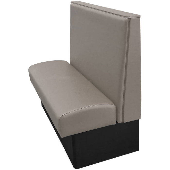 Oak Street Manufacturing Single 96" x 42" Cornell Vinyl/Upholstered Booth