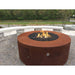 The Outdoor Plus 48" Round Unity 18" Tall Fire Pit Hammered Copper | Match Lit