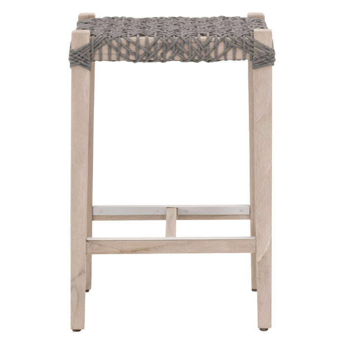 Essentials For Living Woven - Outdoor Costa Outdoor Backless Counter Stool 6849CS.DOV/GT