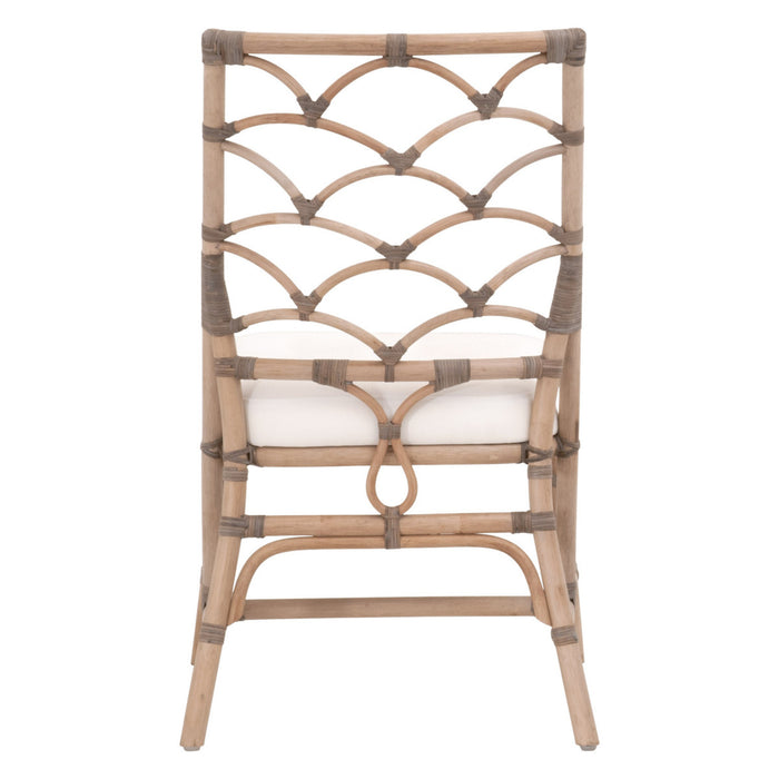 Essentials For Living Sel De Mer Crescent Dining Chair, Set of 2 3635.MG-MG/BLCH