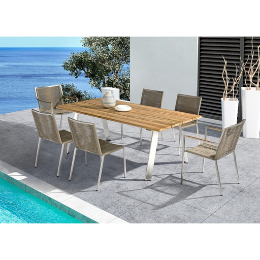 Whiteline Modern Living Rhea Outdoor Dining Chair