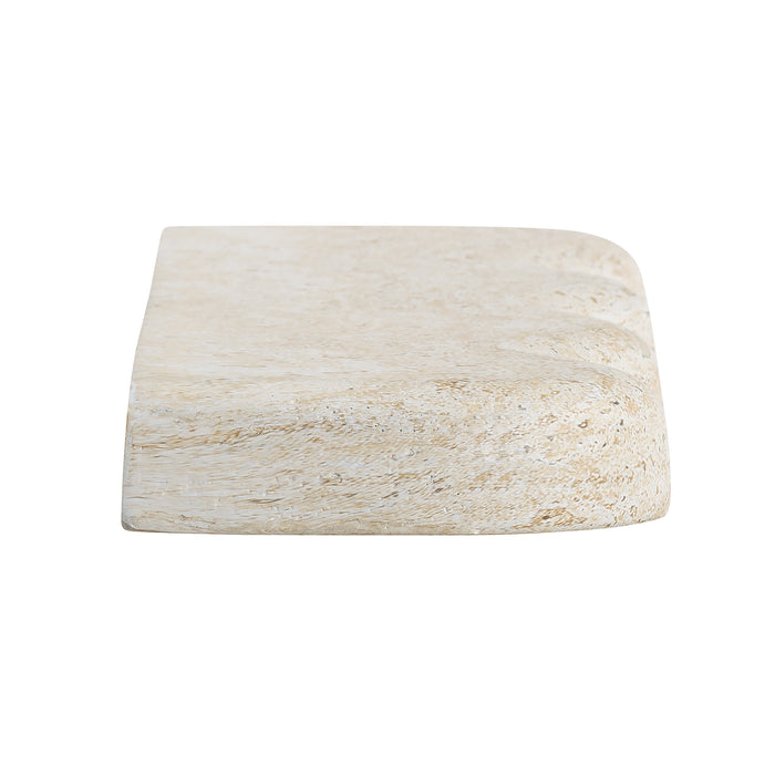 Union Home Swirl Wall Shelf 24" - Travertine DEC00099