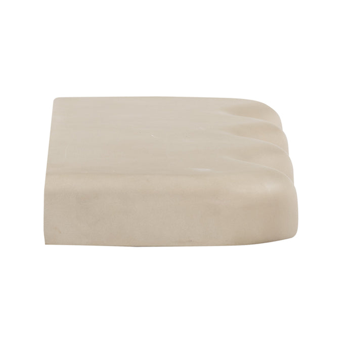 Union Home Swirl Wall Shelf 24" - Off White DEC00102