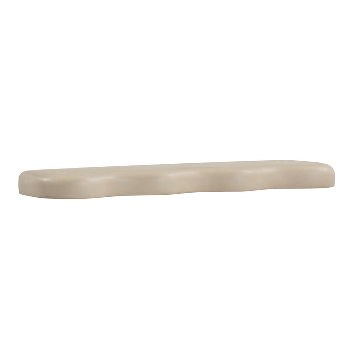 Union Home Swirl Wall Shelf 24" - Off White DEC00102
