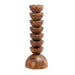 Union Home Cupola Candle Holder Large Acacia DEC00107