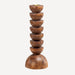 Union Home Cupola Candle Holder Large Acacia DEC00107