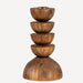 Union Home Cupola Candle Holder Medium Acacia DEC00108