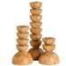 Union Home Cupola Candle Holder Large Oak DEC00110