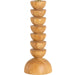 Union Home Cupola Candle Holder Large Oak DEC00110