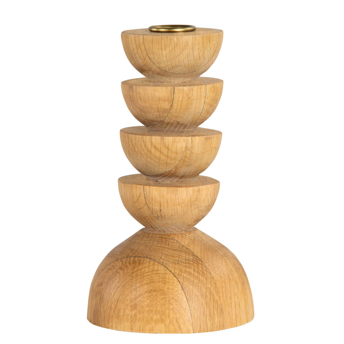 Union Home Cupola Candle Holder Medium Oak DEC00111