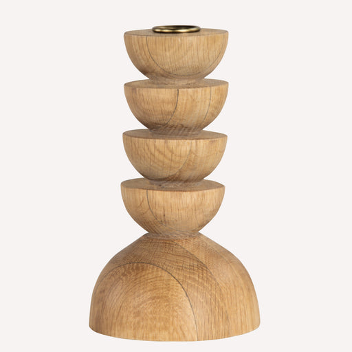 Union Home Cupola Candle Holder Medium Oak DEC00111