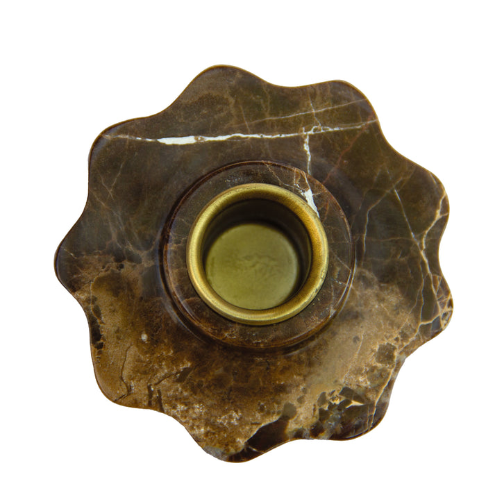 Union Home Daisy Marble Candle Holder DEC00117